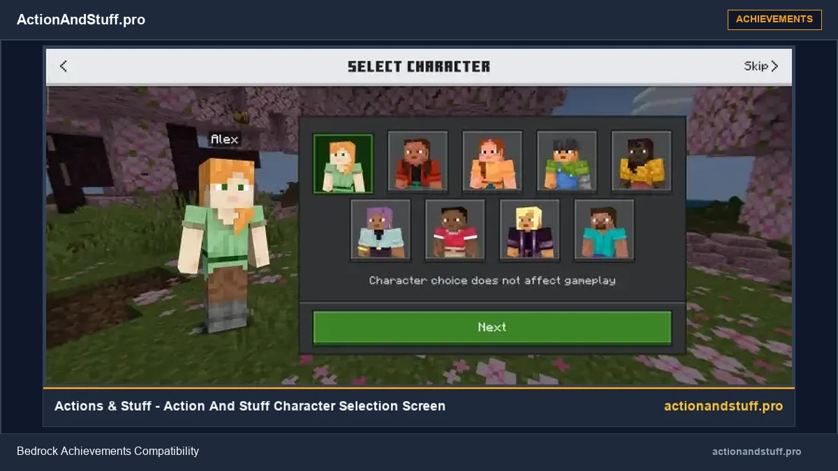 Does Actions & Stuff Disable Minecraft Achievements? 1 Minecraft Bedrock achievements and resource pack compatibility banner