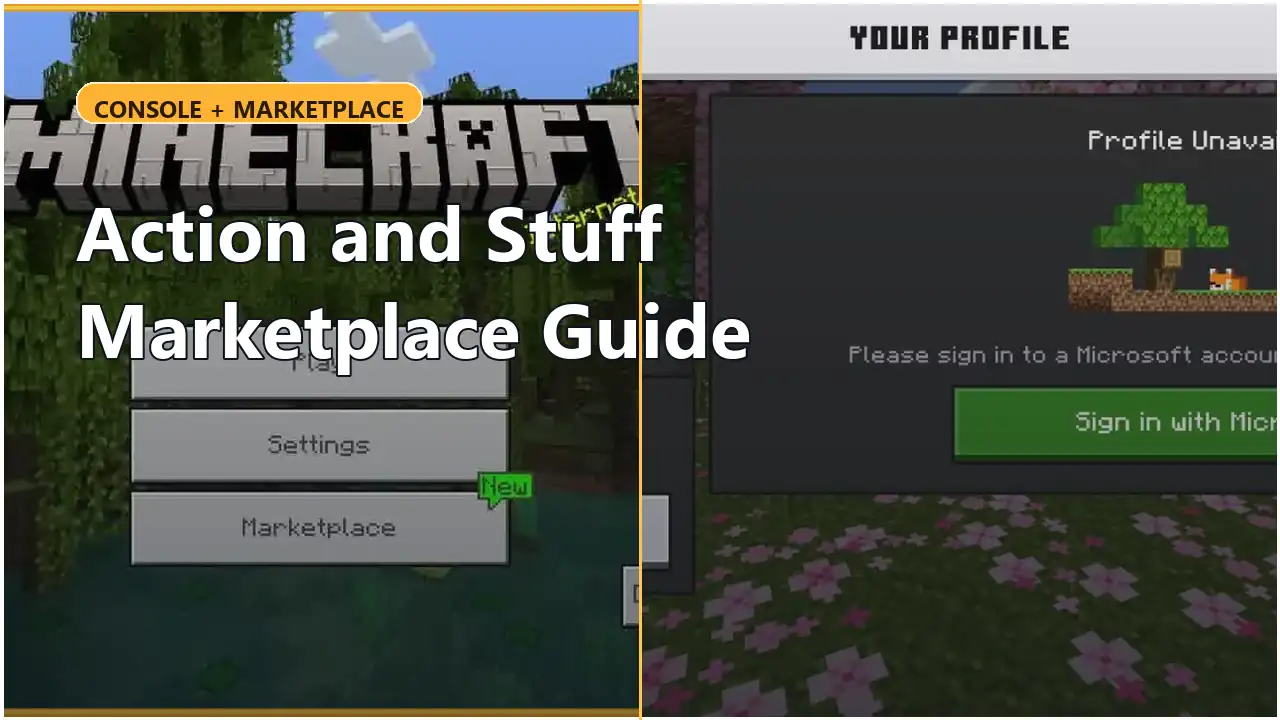 Xbox store listing for Minecraft Bedrock content