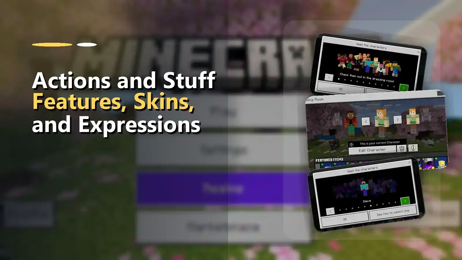 Actions & Stuff Features: Animations, Skins and More 1 In-game player character holding 3D item with custom animations