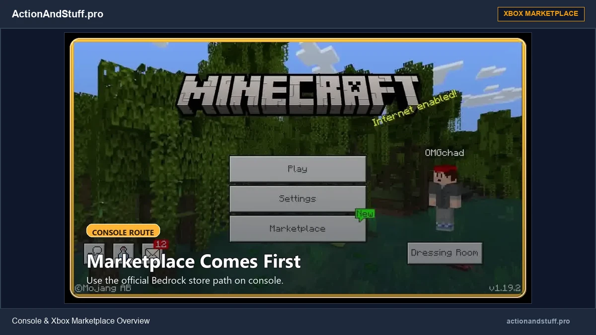 Console and Xbox Marketplace route overview banner