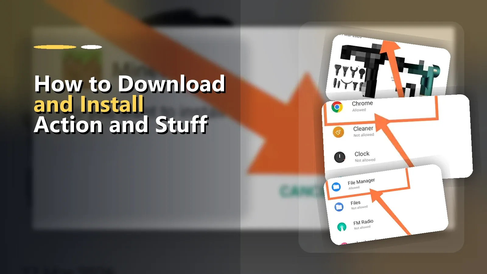 How to Install Actions & Stuff on Minecraft Bedrock 1 File manager interface opening an MCPACK file with Minecraft